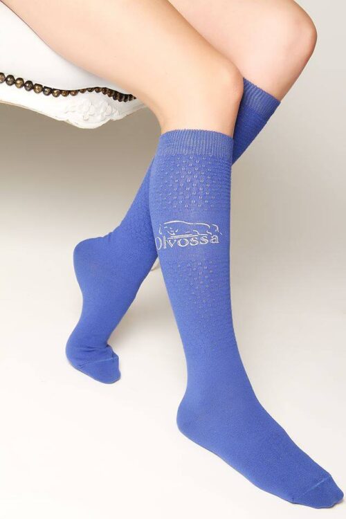 Royal Blue Riding Socks